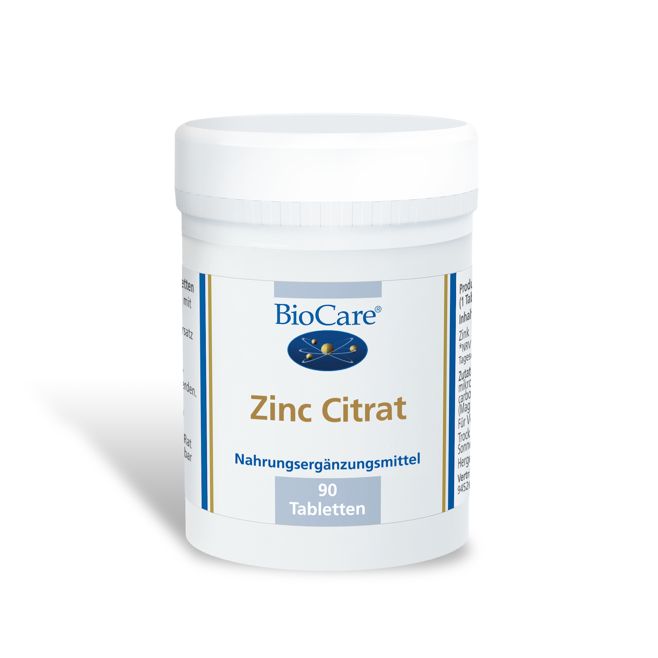 Zink Citrat 90 Tabletten BioCare Deutschland